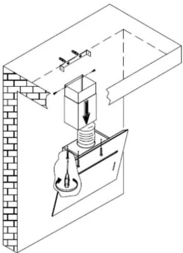 Fulgor Milano FLH 800 TC BK - INSTRUCTIONS POUR L'UTILISATION, L'ENTRETIEN ET L'INSTALLATION DE LA HOTTE. - 15