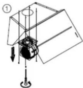 Fulgor Milano FLH 800 TC BK - INSTRUCTIONS POUR L'UTILISATION, L'ENTRETIEN ET L'INSTALLATION DE LA HOTTE. - 19