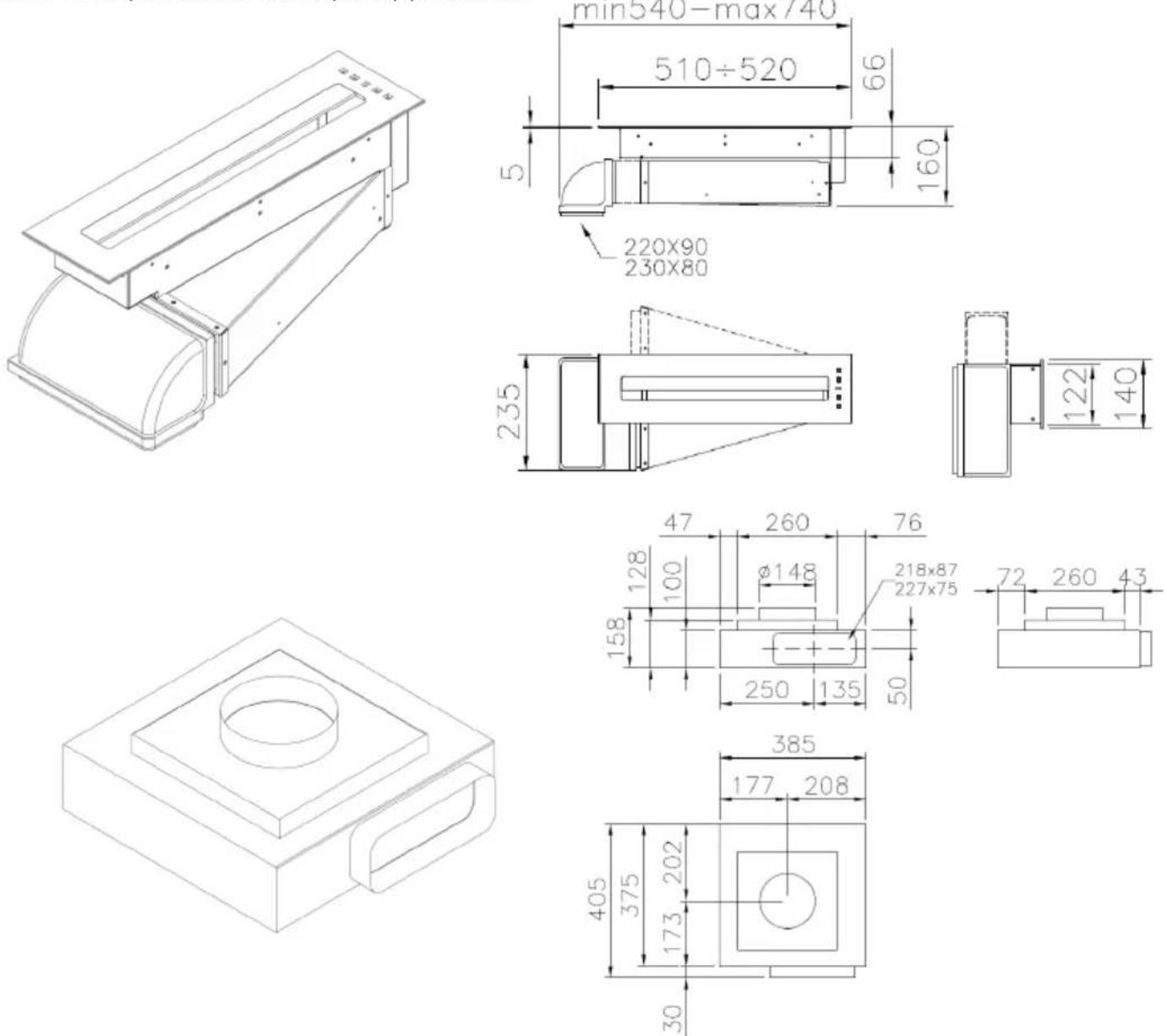 Fulgor Milano FPH 5114 TC BK - ASSEMBLY INSTRUCTIONS - 1
