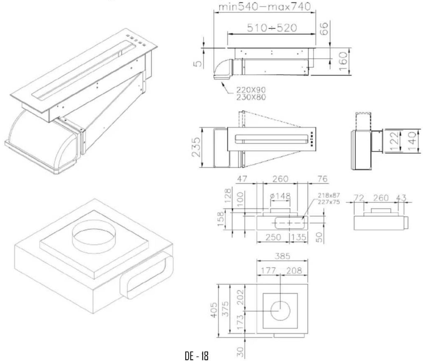 Fulgor Milano FPH 5114 TC BK - MONTAGEANLEITUNG - 1
