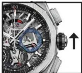 ZENITH Defy El Primero 21 95.9005.900401.M9000 - 4→YCTAHOBKA BPEMEH - 3