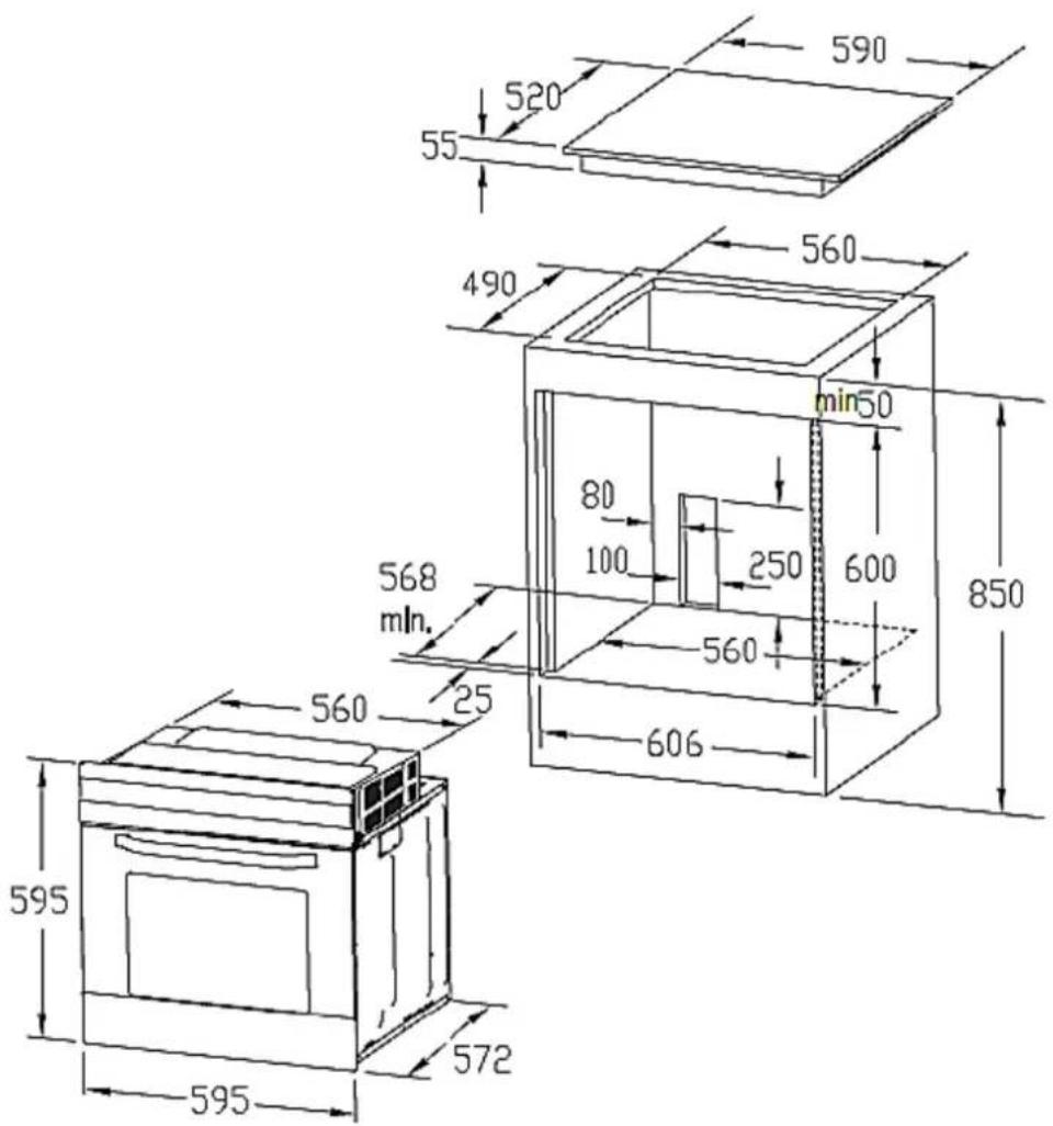PKM BIC3I GK IX3 - Installationszeichnung/installation drawing/dessin technique/technische tekening - 1