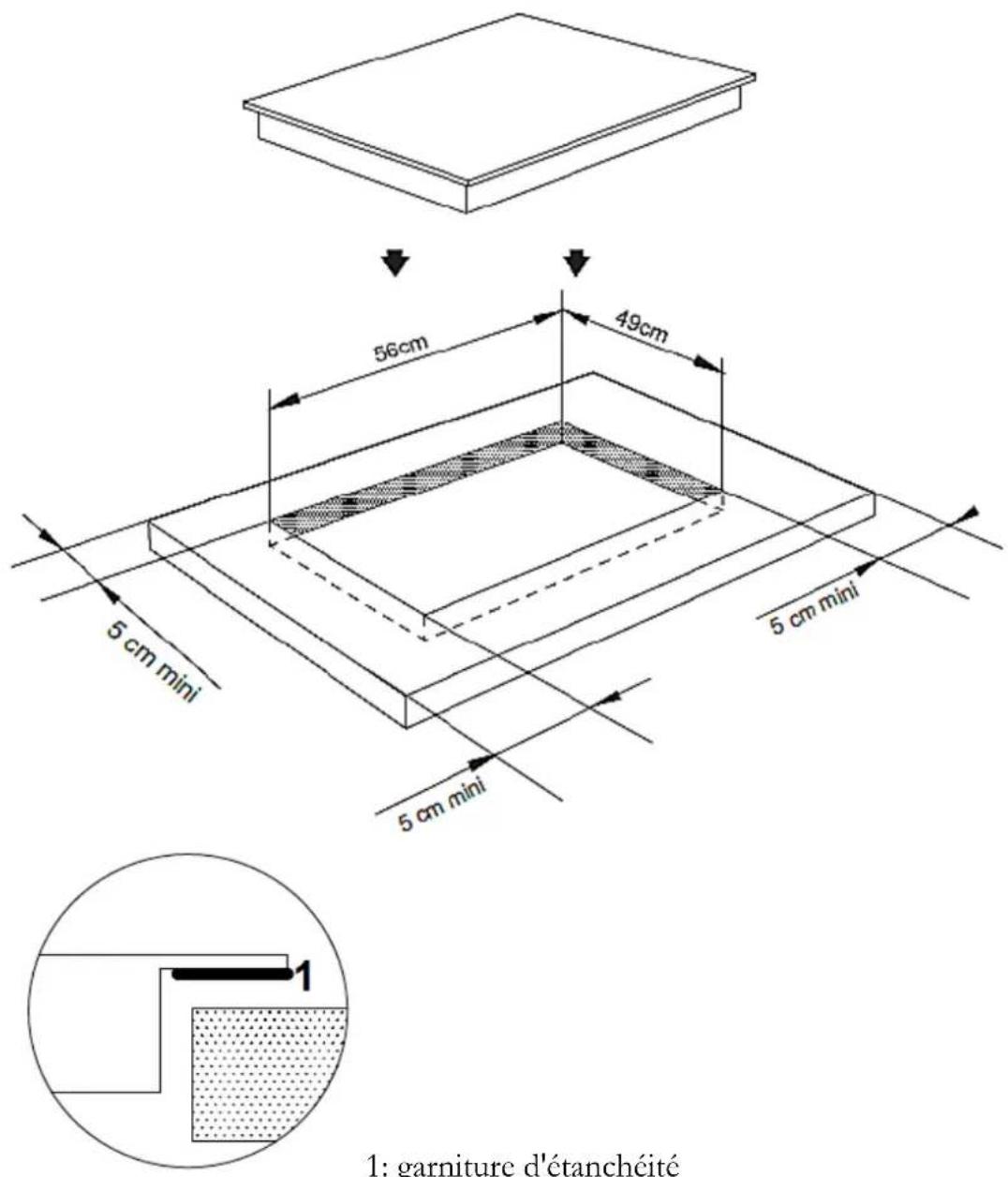 PKM BIC3I GK IX3 - Installation/table de cuisson - 1