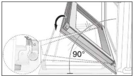 Juno Electrolux JEH13001B - Accrochage de la porte du four - 2