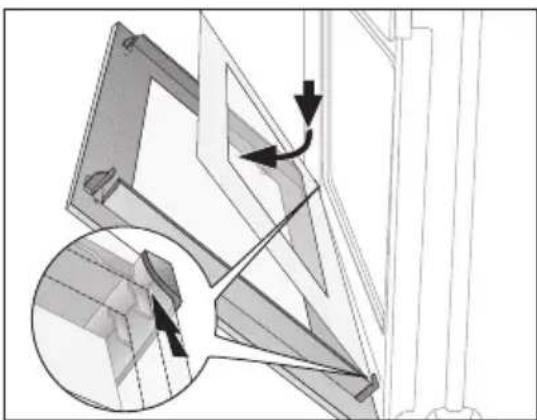 Juno Electrolux JEB13001E - Montage de la vitre de la porte - 1