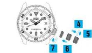 SEIKO Prospex SRPA71K1 - RÉGLAGE DE L'HEURE/CALENDRIER(4R15/4R35/7S35) - 2