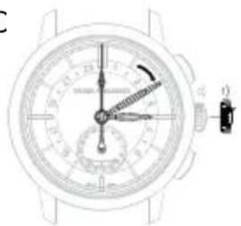 Girard-Perregaux 1966 495551113111A - Second time zone (local time) - 1