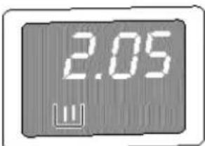 ELECTROLUX EWF16460 - Durée du programme sélectionné - 3