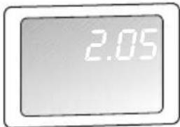 ELECTROLUX EWF16460 - Durée du programme sélectionné - 1