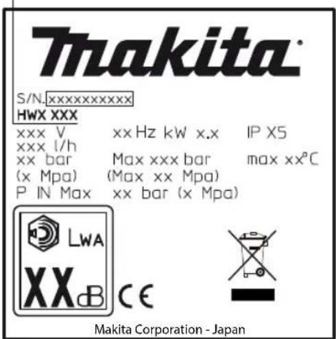 MAKITA HW101 - TÖRKEOTSING - 2