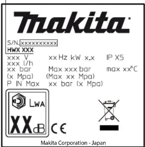 MAKITA HW101 - ХРАНЕНИЕ И ПЕРЕВОЗКА (РИС. 5)/СТРАНИЦА 6 - 2