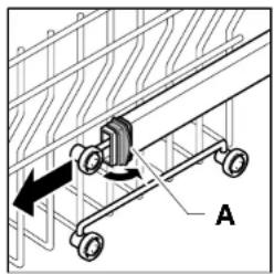 KELVINATOR LS KD 86 - Adjustment of the upper basket - 1