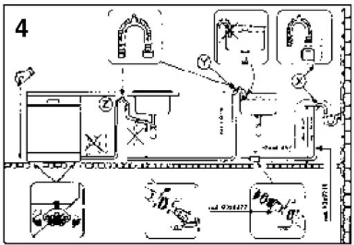 KELVINATOR LS KD 86 - Connecting the outlet hose - 1