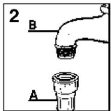KELVINATOR LS KD 86 - Water connection - 2