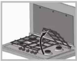 HOTPOINT-ARISTON PKL 642 IXHA - Nettoyage des elements de la table de cuisson - 1