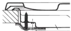 HOTPOINT-ARISTON PKL 642 IXHA - Schema voor de bevestiging van de haken - 1