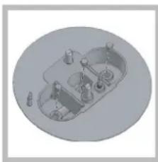 HOTPOINT-ARISTON PKL 642 IXHA - Replacing the nozzles on separate "double flame " burners - 2