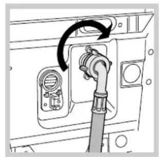 HOTPOINT-ARISTON ARTL 82 (EU) - Connecting the water inlet hose - 2
