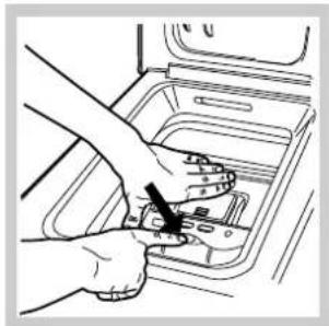 HOTPOINT-ARISTON ARTL 82 (EU) - How to open and to close the drum - 2