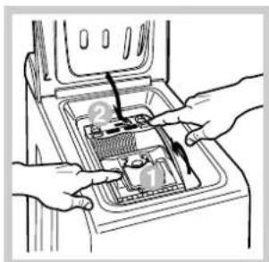 HOTPOINT-ARISTON ARTL 82 (EU) - How to open and to close the drum - 4