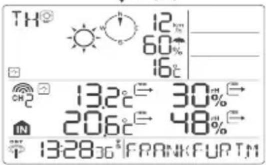 HAMA WFC970 - PASSARE ALL'INFORMAZIONE METEO PER IL GIORNO SUCCESSIVO - 7