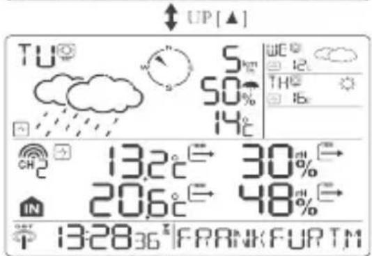 HAMA WFC970 - PASSARE ALL'INFORMAZIONE METEO PER IL GIORNO SUCCESSIVO - 3
