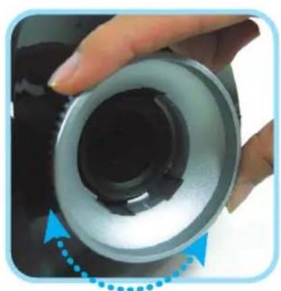 Planar PD4010 - ADJUSTING THE FOCUS AND ZOOM - 3