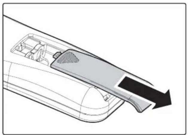 Planar PD4010 - ILAGGNING AV FJÄRRKONTROLLENS BATTERIER - 1
