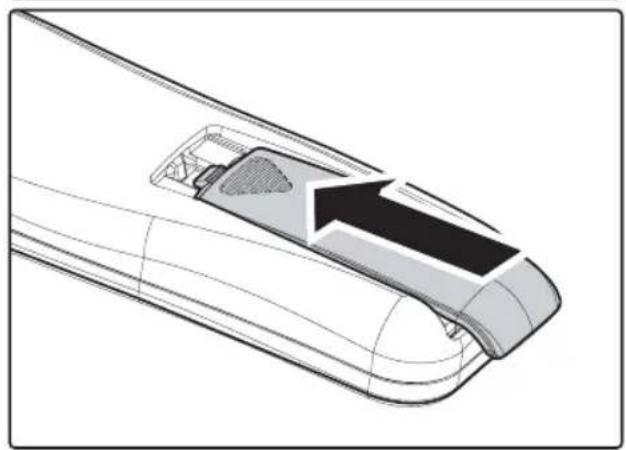 Planar PD4010 - INSERTAR LAS PILAS DEL CONTROL REMOTO - 3