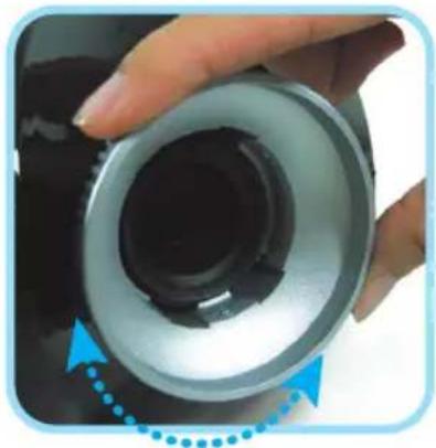 Planar PD4010 - AJUSTANDO O FOCO E O ZOOM - 3