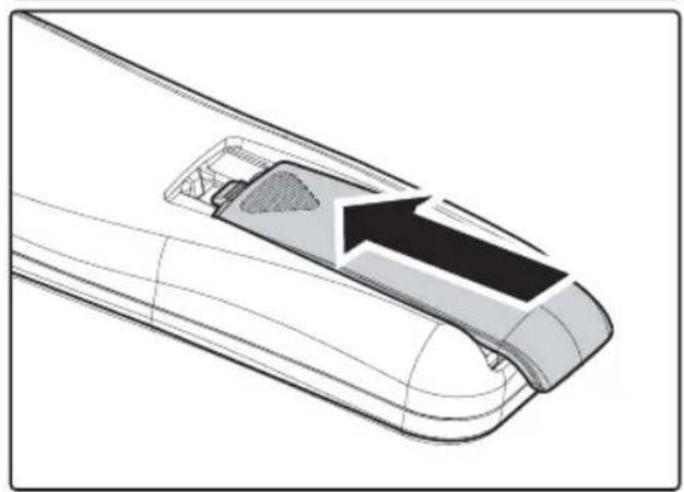 Planar PD4010 - INSERIRE LE BATTERIE DEL TELECOMANDO - 3
