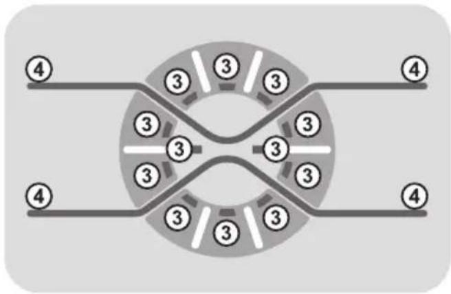 HOOVER WDMT 4138AI218 - 2) Boutons de SELECTION D'UN PROGRAMME - 1