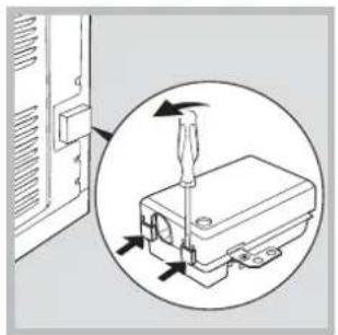 INDESIT HI 50.A (BK) - Anschluss des Netzkabels - 1