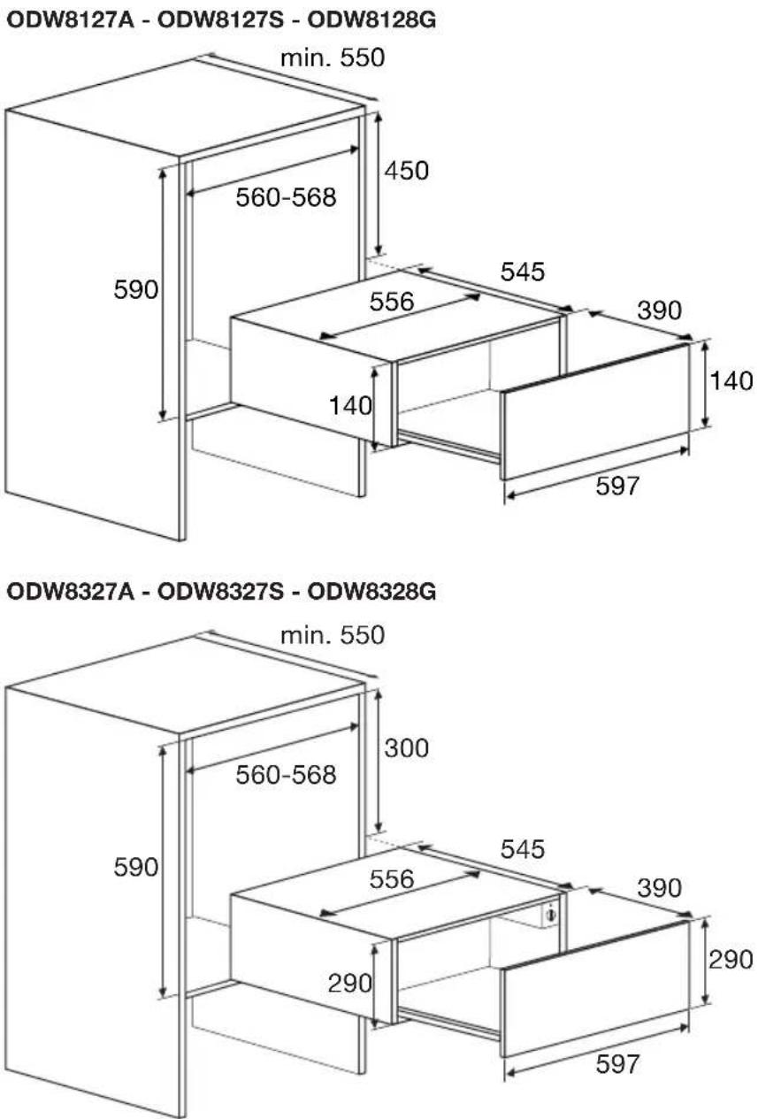 ASKO ODW8327A - Innbygging - 1
