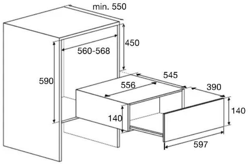 ASKO ODW8327A - Built-in - 1