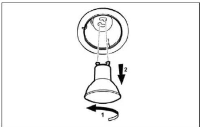 BLOMBERG BCHP30100SS - Replacing the light bulb - 3