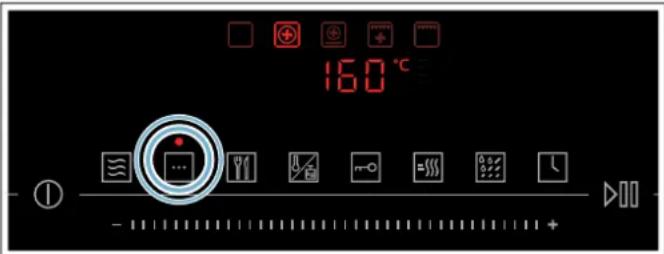 BLAUPUNKT 5C49K1860 - Setting the heating function and temperature - 1