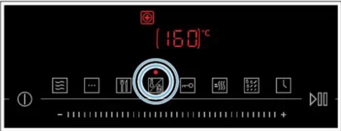 BLAUPUNKT 5C49K1860 - Setting the heating function and temperature - 2