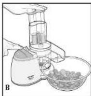 BLACK & DECKER MFP200T - Como rebanar o desmenuzar - 1