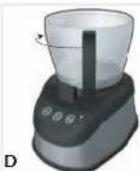 BLACK & DECKER FP2510SKT - HOW TO LOCK THE LARGE AND SMALL WORKBOWLS IN POSITION: - 1