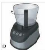 BLACK & DECKER FP2510SKT - COMMENT VERROUILLER EN PLACE LE GRAND BOL ET LE PETIT BOL : - 1