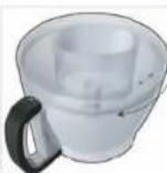 BLACK & DECKER FP2510SKT - HOW TO LOCK THE LARGE AND SMALL WORKBOWLS IN POSITION: - 2