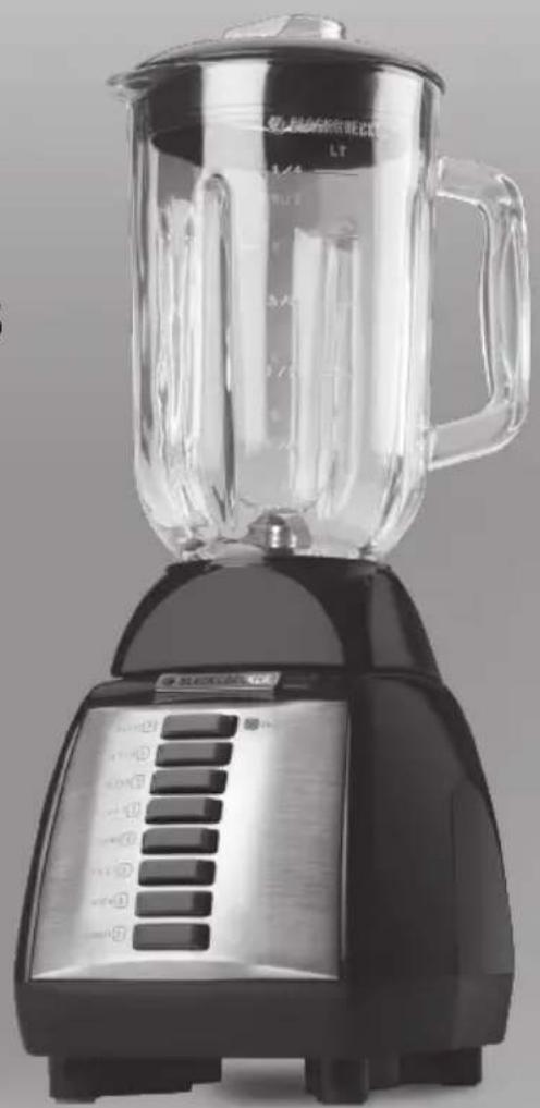 BLACK & DECKER BLP7600BDC - Mélangeur de 600 watts À 7 viteses - 4
