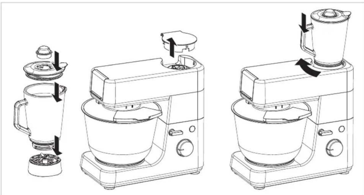 BESTRON AKM1600S - WERKING - Gebruik blender - 1