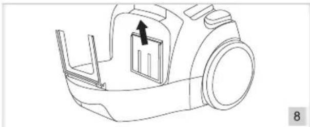 BESTRON Furbo Plus ABG450RSE - REINIGING EN ONDERHOUD - Het inblaasfilter reinigen of cervangen - 1