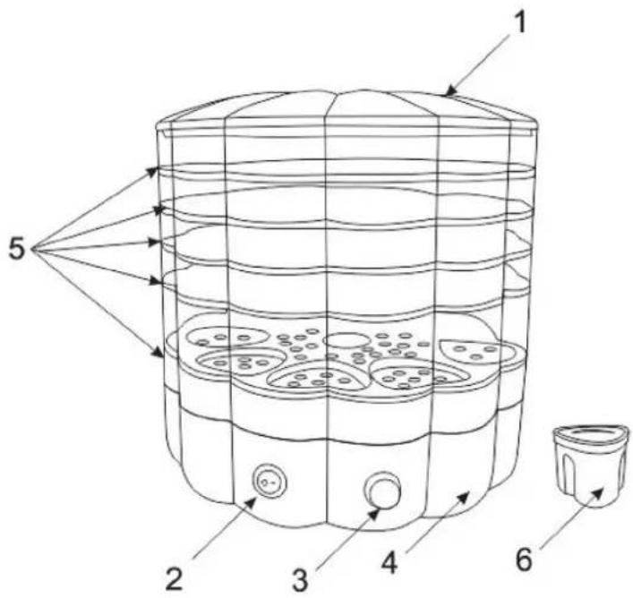 Klarstein Yofruit 10027883 - Contenu de l'emballage et aperçu de l'appareil - 1