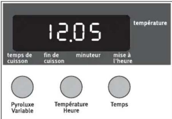 ARTHUR MARTIN ELECTROLUX AOC 35040 X - Régler et modifier l'heure du jour - 3