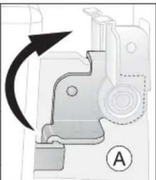 ARTHUR MARTIN ELECTROLUX AOC 35040 X - Décrochage de la porte du four - 3