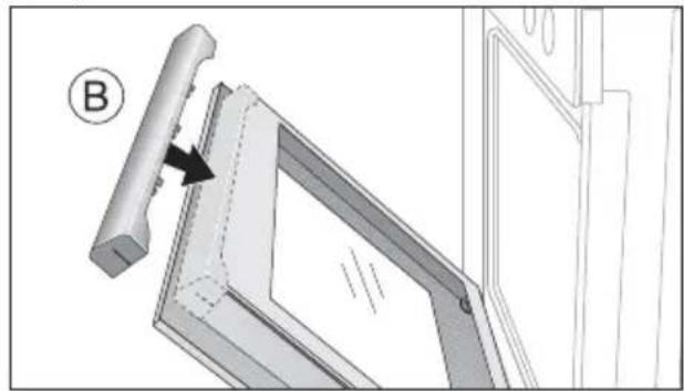 ARTHUR MARTIN ELECTROLUX AOC 35040 X - Montage des vitres de la porte - 2