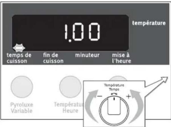 ARTHUR MARTIN ELECTROLUX AOC 35040 X - Temps de cuisson|→| - 2